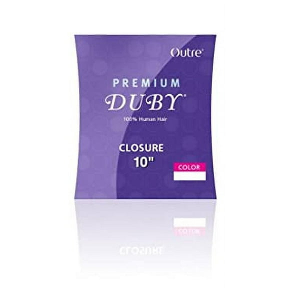 OUTRE PREMIUM DUBY 100% HUMAN HAIR HH DUBY CLOSURE 10 INCH (1B)