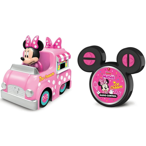 Disney Junior Minnie's 5.5" Full-Function Remote Control Ice Cream Truck, R/C Vehicle, Children ages 3 years and up