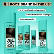 LOreal Paris Magic Root Cover Up Temporary Gray Concealer Spray, Light Brown, 2 oz