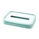 thumbnail image 2 of Caja dispensadora de pañuelos de silicona con presión automática hacia abajo | Dispensador moderno para sala o comedor | Silicona duradera y fácil de limpiar | 20x13.5x11 cm | Azul, blanco, verde, 2 of 6