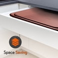 thumbnail image 2 of NutriChef, Baking Sheet, Cookie, Baking Pan, Sheet Pan, Baking Tray, Oven Tray, Nonstick, Cookie Sheets for Baking Nonstick, Kitchen Set, Home Essentials, Baking and Cooking, Rose Gold, 2 pc, 2 of 9