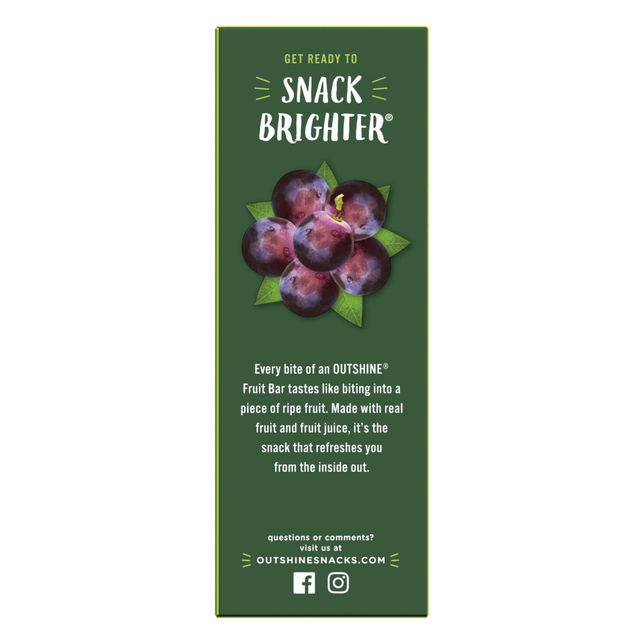 Outshine Grape Frozen Fruit Bars, Non-GMO, Gluten Free, 6 Count