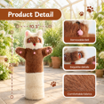 Reaccon Puppet Raccoon Cat Wrestling Glove Puppet with 3 Pouches for Interactive Play ...