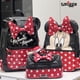 thumbnail image 2 of Bolso escolar genuino australiano Smiggle con diseño de Minnie y lunares negros y rojos, bolsa de papelería para estudiantes, bolsa para el almuerzo, bolso escolar con tirador, billetera, regalo para, 2 of 5