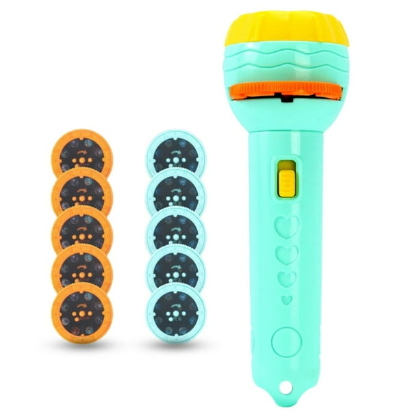 Injueey 1 Juego de linterna para niños, juguete educativo interesante, accesorio de proyección, juguetes cognitivos, proyector de diapositivas para Suministros de limpieza para el hogar No.1 Injueey HA045183-01