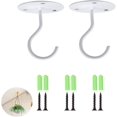 thumbnail image 1 of Colgador de techo para plantas ganchos metálicos para colgar campanas, luces, comederos para pájaros, etc. ganchos de decoración al aire libre JAMW Sencillez, 1 of 5
