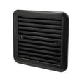 thumbnail image 1 of VONKY Side Exhaust Outlet Rainproof Design Anti Vent Net Bugs White Shutters Black, 1 of 6