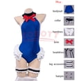 thumbnail image 2 of Juego Azur Lane Marie Rose Cosplay Disfraz de Anime Traje de baño para mujer Carnaval Juego de rol Peluca Bikini azul Traje de baño de playa de verano, 2 of 5