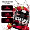 thumbnail image 3 of Nutrex Research BCAA 6000 Fruit Punch Essential Aminos Muscle Growth & Recovery 30 Servings, 3 of 9