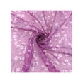 thumbnail image 4 of INSPIRE CHIC Women's Floral Printed Long Scarf, Lightweight Soft Sheer Head Wrap Shawl Scarves for All Season 70.9x27.6" Purple, 4 of 6