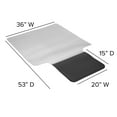thumbnail image 5 of Flash Furniture Jackson Sit or Stand Mat Anti-Fatigue Support Combined with Floor Protection (36" x 53"), 5 of 9