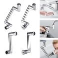 thumbnail image 5 of Faucet Extender, Rotatable Convenient Convenient Robotic Arm Large Angle Tight Sink Spray Tap For 24mm Od Faucet Bathroom ,Easy to Operate, 5 of 5
