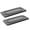 Gray*2, variant on SomWiBe Stone Drying Tray Set, White Diatomite Sink Soap Tray Organizer for Kitchen Counter and Bathroom, 2 Pack, 7.9 x 3.9 in