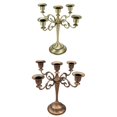thumbnail image 1 of Candebro de 5 ves de 2 piezas, candebro de 10 pulgadas, candebro de ve Baoblaze Candelabro, 1 of 3
