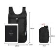 thumbnail image 4 of Mochila plegable ultraligera para exteriores, ligera, de 20 l, impermeable, para senderismo, viajes, almacenamiento, color gris, 4 of 5