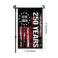 thumbnail image 3 of 250th Anniversary USA Pendant​ Memorial Element Hanging flag American Anniversary Flag Patriotic Christmas Tree Dangling Accent, 3 of 6