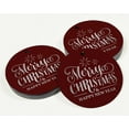 thumbnail image 3 of Inkdotpot Pack Of 50 Real Silver Foil Paper Tags Merry Christmas & Happy New Year Text Favor Hang Tags, 3 of 7