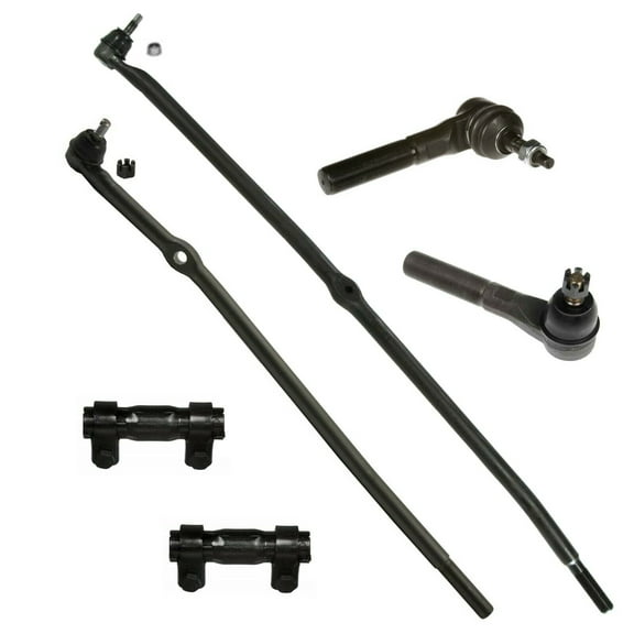 New 6 Pc Drag Link Tie Rod Rods Adjusting Sleeves Steering Kit for Pick Up 4x4 Models Fits select: 2006-2008 DODGE RAM 1500, 2003-2008 DODGE RAM 2500