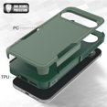 thumbnail image 2 of Dteck Case for Google Pixel 9 / 9 Pro,Military Grade Protection Silicone + PC Case Shockproof Back Cover for Google Pixel 9 / 9 Pro,Darkgreen, 2 of 5