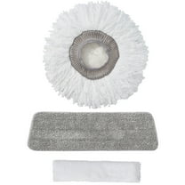 True & Tidy® 3-Piece Mop Pad Replacement Set for SPRAY-360 Spray Mop Kit