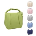 thumbnail image 5 of For Girls Elegant Candy Color Handbag Storage Cases Travel Wash Bag Makeup Bag Hanging Toiletry Bag Women Cosmetic Bag Korean Storage Bag BEIGE, 5 of 8