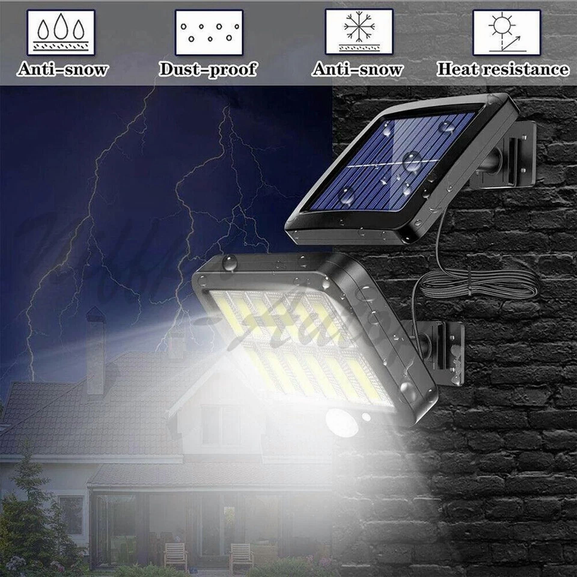 PURELY- 1200000Lm Led Solar Street Light Security Flood Lamp Motion Sensor Outdoor Wall