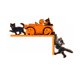 thumbnail image 1 of Señal de esquina de puerta de Halloween, decoración, cabeza de calavera, fantasma, calabaza, patrón de gato S1 иγ X8K8, 1 of 6