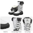 thumbnail image 2 of Dream Pairs - Botas cálidas impermeables de piel sintética para mujer, botas de nieve para senderismo al aire libre de media pantorrilla MAINE Dream Pairs MAINE, 2 of 7
