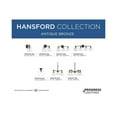 thumbnail image 6 of Hansford Collection Four-Light Antique Bronze Clear Glass Coastal Bath Vanity Light, 6 of 14