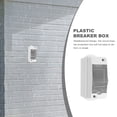 thumbnail image 3 of KAKOWELY single socket back box Circuit Breaker Box Indoor Power Distribution Box Weatherproof Circuit Breaker Protection Box5.12"X3.62"X1.81", 3 of 4