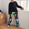 thumbnail image 5 of Disketp I Love My Autism for Teenagers' Pajama Pants ,Lounge Pants Teen joggers Ideal for Home, School, or Sports-Large, 5 of 6