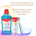 thumbnail image 3 of Colgate Total Prévention Active Rince-Bouche Sans Alcool, Menthe Poivrée, 3 of 9
