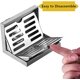 thumbnail image 4 of Easy Installation,Outdoor Floor Drain,Shower Drain,Water Runs Off Edge,Floor Drain,Stainless Steel Floor Drain,Floor Drain,Silver-107.7cm/3.93in, 4 of 5