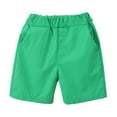 thumbnail image 6 of Linfrsh Cargo Shorts for Boys Girls Shorts Kids High Waisted Cargo Shorts Summer Casual Shorts with Pockets(Green,Size 12-13 T), 6 of 6