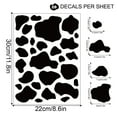 thumbnail image 1 of Nvzi 10 láminas de vinilos decorativos para pared - Para cocina, dormitorio, sala de estar, lavandería, baño, decoración de pared interior removible, autoadhesiva, diseño de vaca A, 1 of 4