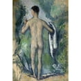 thumbnail image 3 of Paul Cézanne 14x18 Black Modern Framed Museum Art Print Titled - Standing Bather, Seen from the Back (1879), 3 of 5