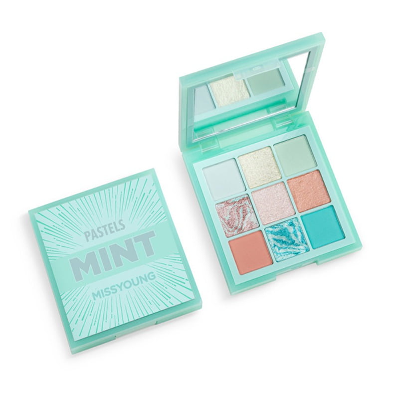 Green Eyeshadow Palette 9 Colors, Matte Glitter Eyeshadow Palette