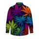 thumbnail image 4 of Men's Summer New Loose Print Long Sleeve Shirt Cardigan Beach ShirtM, 4 of 4