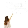 thumbnail image 4 of She Leaves a Little Sparkle Girls Room Vinyl Wall Decal Sticker Inspirational Quote with Stars, 4 of 4