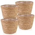 thumbnail image 1 of Canasta para plantas RZJSLSHANHAI de 26 x 19 x 19 cm de junco marino, 4 piezas, 1 of 7