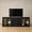 Black, variant on Mopio Blake Storage Cabinet, Sideboard Buffet Cabinet with Storage, Small Modular Accent Display Cabinet, Kitchen Coffee Bar Pantry Cabinet, Media Console Credenza for Living Room (Arched, Black)