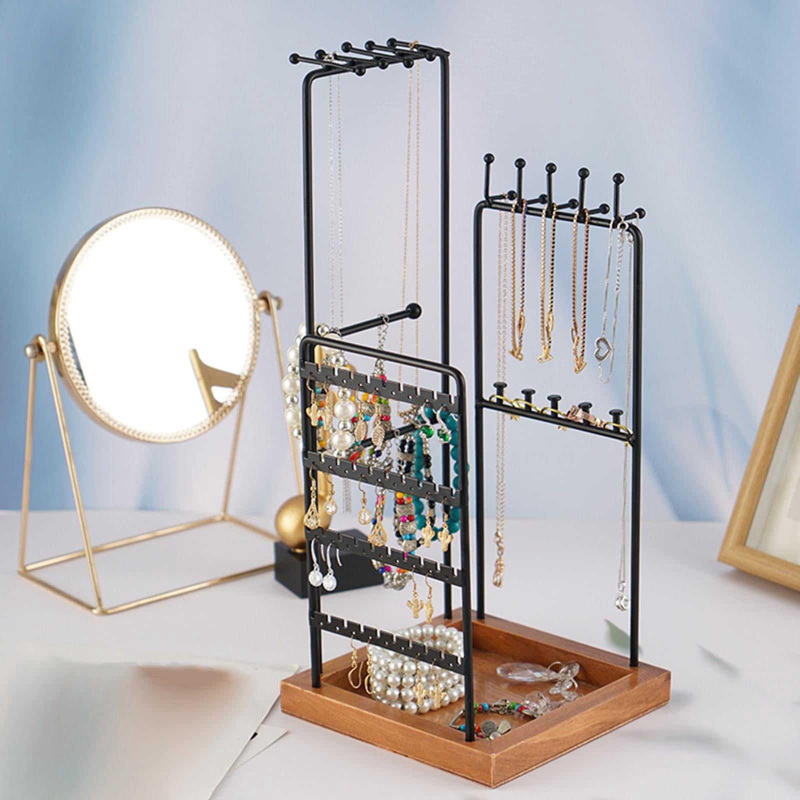 WLPZXP Metal Earring Holder Hanging Jewelry Organizer with Holes Jewelry Display Holder