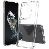 Clear Case for Oneplus 12, Aquaflex Semi-Flexible TPU [Shock Absorbing] Transparent Phone Cover