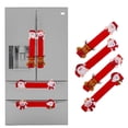 thumbnail image 4 of 4pcs Christmas Microwave Oven Handle Protective Covers Xmas Fridge Kitchen Refrigerator Door Handle Gloves, 4 of 4