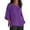 Dark Purple, variant on NJGRAE Work Tops for Women Oversized Pocket T-Shirt Women's Solid Color Crew Neck Short Sleeved Top T Shirt Yoga T-Shirts for Women Xxxl