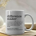 thumbnail image 5 of Funny Coffee Mugs for Coworkers,Boss Mug,Difference Maker Coffee Mugs 11 Ounce,Funny Boss Coffee Mug Cups,Thank You Appreciation Gift For Teacher Boss Leader Coworker, 5 of 6