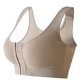 thumbnail image 1 of Women‘s Front Buckle Wireless Sports Bra - Comfy & Breathable Push Up Anti-Sagging Tank Bra, 1 of 7
