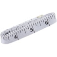 thumbnail image 2 of Cinta métrica suave, regla flexible de costura corporal de doble escala para pérdida de peso, medición corporal médica, regla de vinilo artesanal de costura a medida, tiene escala en centímetros en el reverso de 60 pulgadas (blanco) Zhivalor ZLX02, 2 of 7