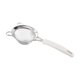 thumbnail image 1 of Colador pequeño de malla fina - 1 pieza, colador pequeño, tamiz de alimentos de cocina de acero inoxidable 18/8 de malla 30 con mango de silicona remachado resistente, colador de metal portátil, 1 of 7