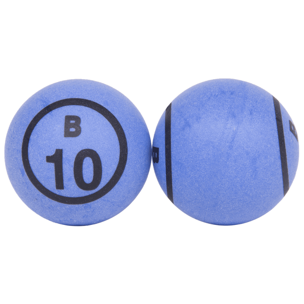 MR CHIPS Professional 1.57” (40 mm) Multi-Color Double Number Bingo Balls - Ping Pong Style Balls for Manual Bingo Cage Only